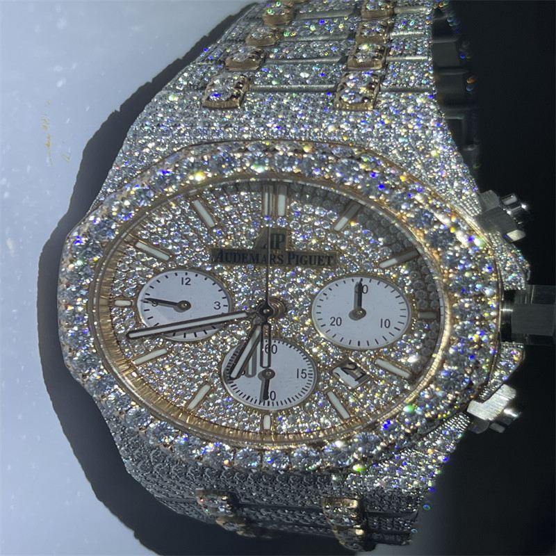Automatic Bling Moissanite AP Watch