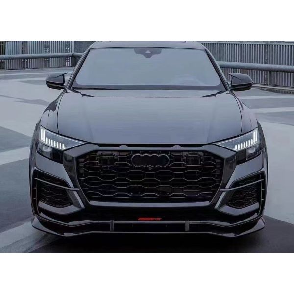 Abt Style Audi RSQ8 Body Kit Carbon Fiber Front Lip Skirt Rear Diffuser Spoiler