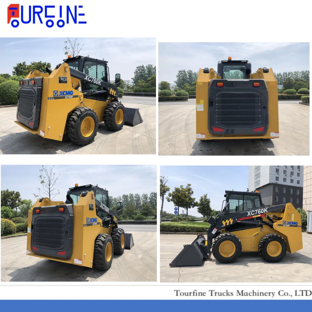 XC770K Heavy-Duty Skid Steer Loader with Quick Attachment System