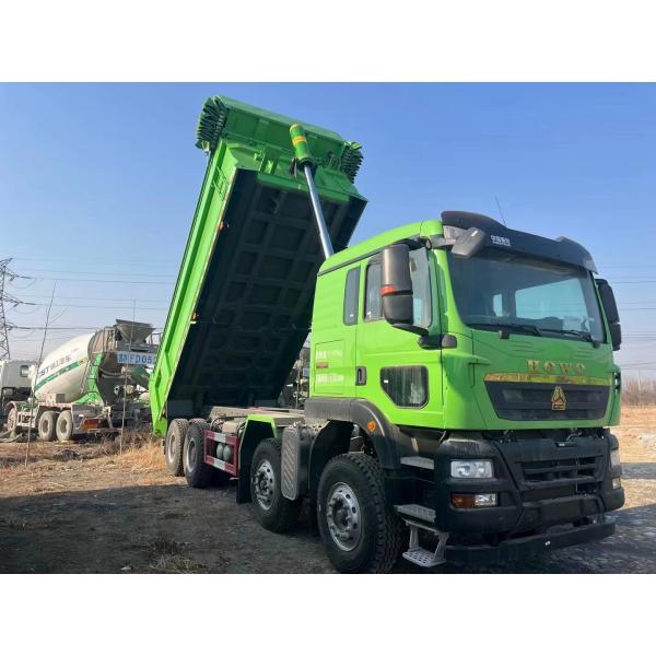 Sinotruk Howo 8x4 Dump Truck Tipper 440hp 35 Ton Used Dump Trailer Big Capacity Box