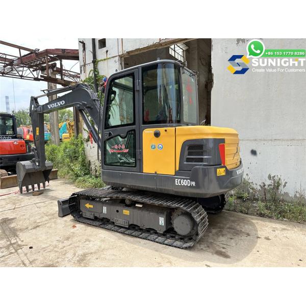 Yishun Small Digger 6Ton EC60 Second Hand VOLVO Mini Original Excavator For Mining