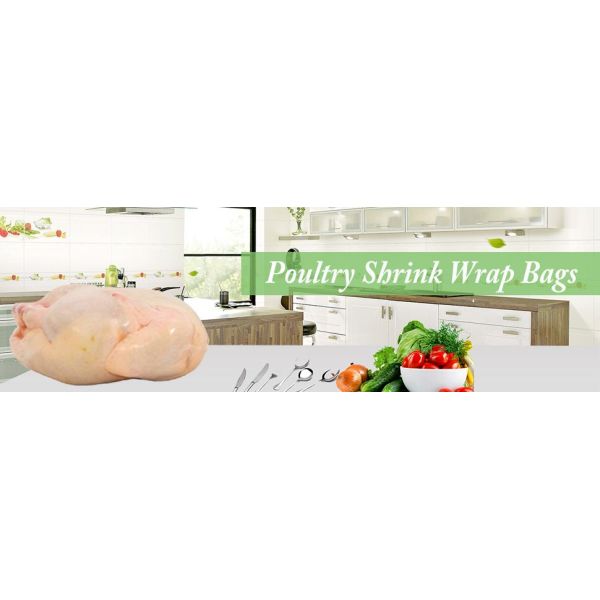 Printed Roasted Frozen Meat Turkey Bird Duck Goose Whole Chicken Shrink Plastic Packaging Bags Custom Poultry Chicken Bags Frozen Chicken Packaging Frozen PE Food Bag