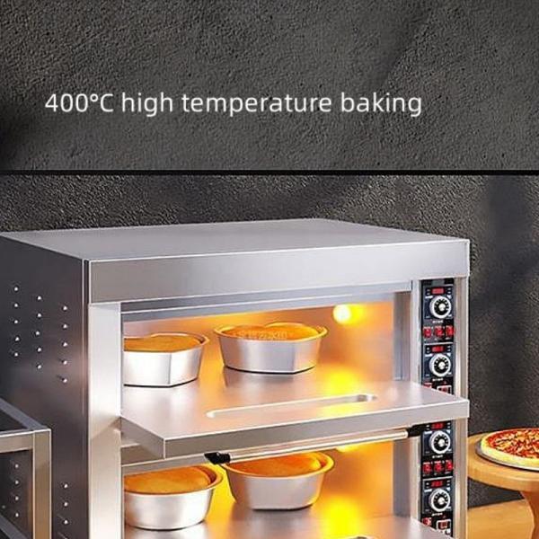 250 KG Professional Baking Ovens Small Size Gas and Electric Deck Pizza Oven for Bakery