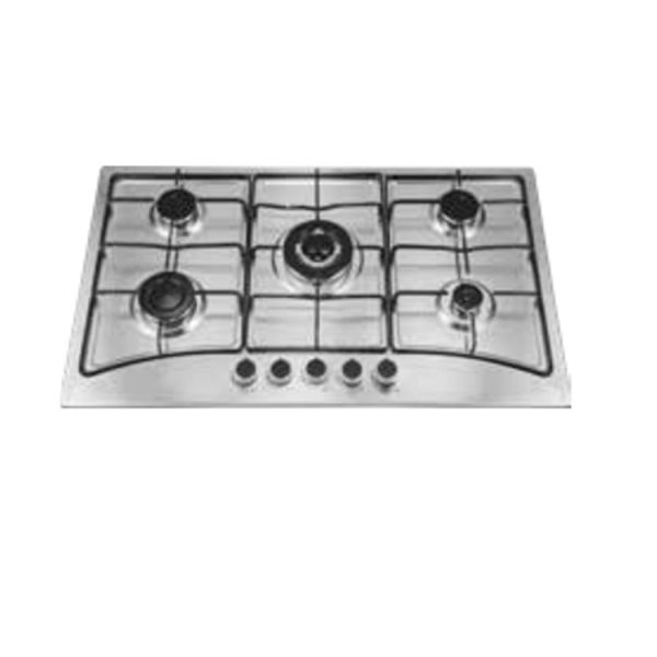 Stainless Steel 5 Burner Gas Cooktop Built In Gas Stove Top 220V Supports Multi