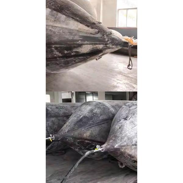 Balón de goma inflable embarcación de lanzamiento bolsas de aire marinas para buques de muelle