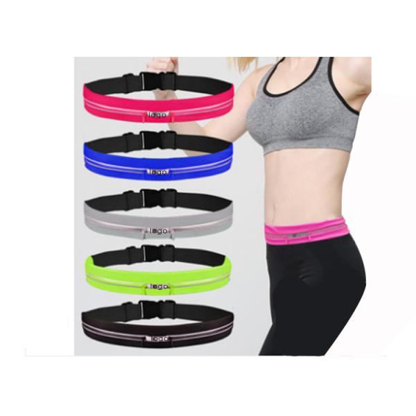 Outdoor running sports ultra-thin invisible mobile phone multi-functional fitness waterproof high stretch belt waist bag