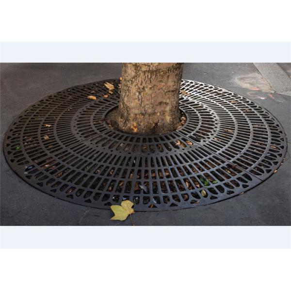 OEM Cast Iron Tree Grates 1200mm X 1200mm EN124 B125 Garden Decoration