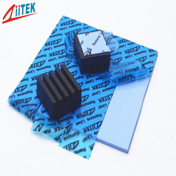 Fábrica térmica alta da almofada da diferença do baixo custo da condutibilidade 3W no emissor de isofrequência TIF180-30-05S do silicone de China para a luz exterior do diodo emissor de luz
