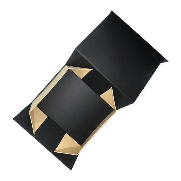 Foldable Rigid Cardboard Box With Magnetic Closure Paper Gift Box For Watch Wedding Party