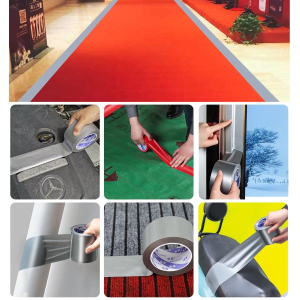 Custom 2 Inches Matt Gaffers Cloth Tape Single Side Adhesive For Carton Sealing