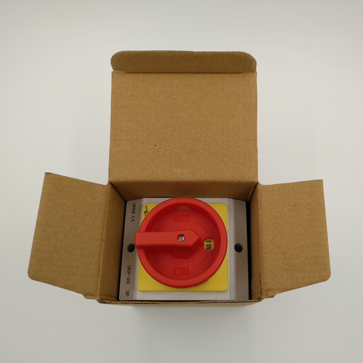 IP65 Waterproof of Power Main Switch  Rotary Isolator Switch 3 Phase 20a with 3 Pole Disconnect Switch