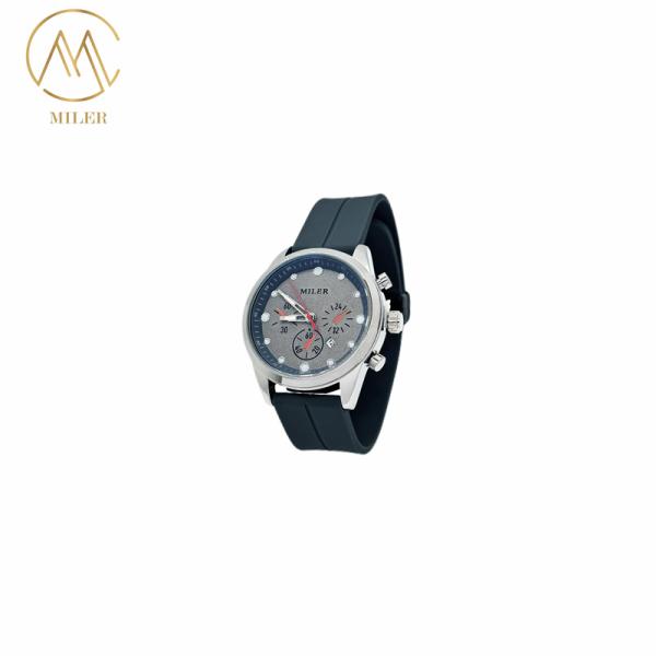 Fabrica Logotipo personalizado de lujo Cuarzo Silicona Sport Strap Reloj de muñeca