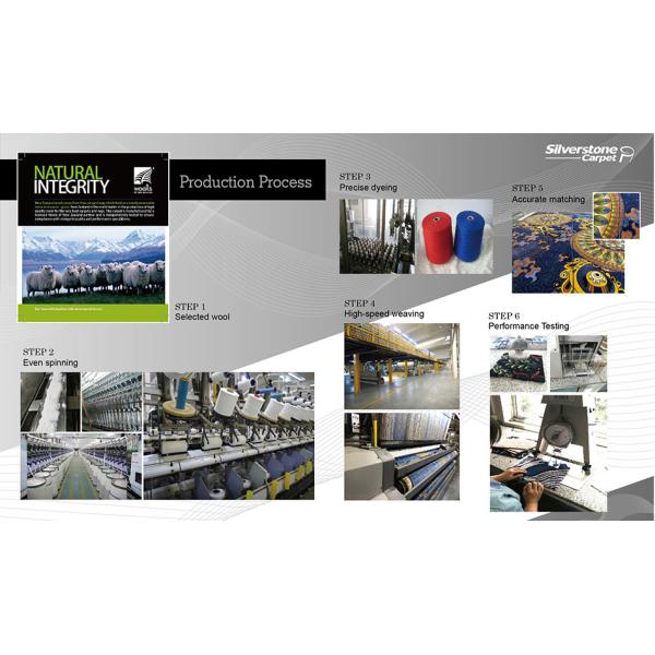 Fireproof Banquet Room Hotel Carpet with Medium Pile Height and 3D Printed Design