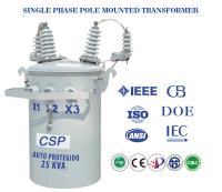 Pole Mounted Step Up And Down Transformer 25 Kva Single Phase Oil Filled Transformer