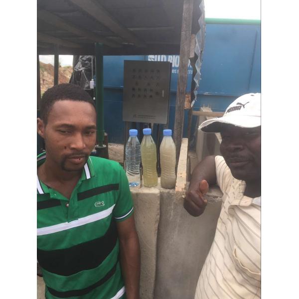 Instalação de tratamento de esgotos em solo Compacto dispositivo de tratamento de águas residuais com 1