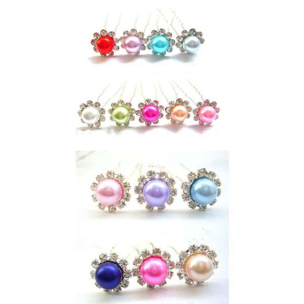 Children diamond bridal hair accessories hair fork U-shaped hairpin hairpin