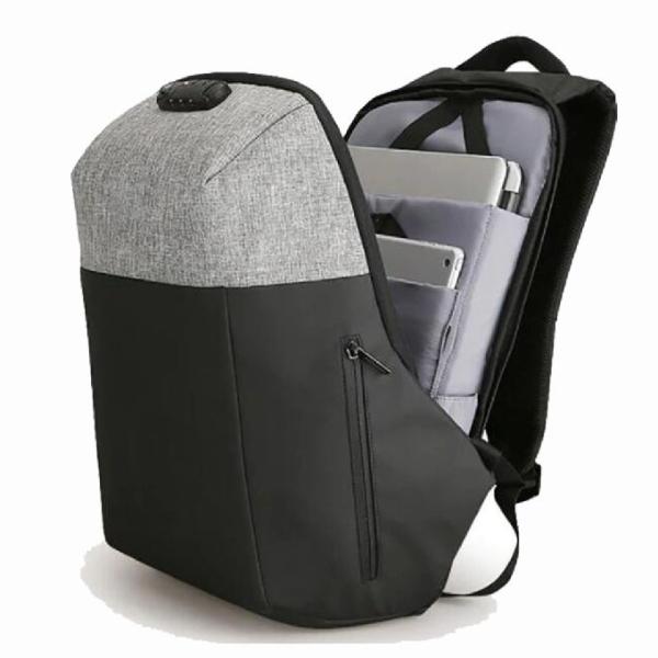 Poliéster resistente al agua de la mochila del ordenador portátil del Usb del viaje de negocios