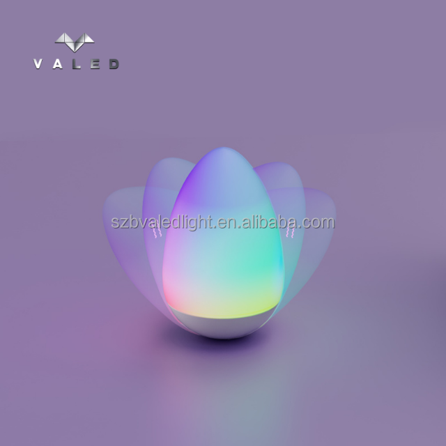 Wobbler Egg Mood Lamp Cordless Portable Table Light 2700K With 32 Variations Remote Controlled
