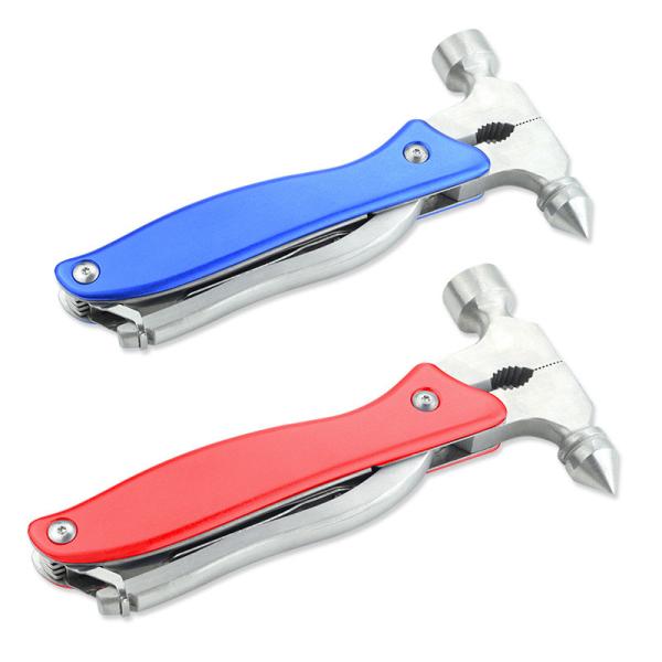 Promotional Functional LED Stainless Steel Hammer Gift Hammer Logo Customized