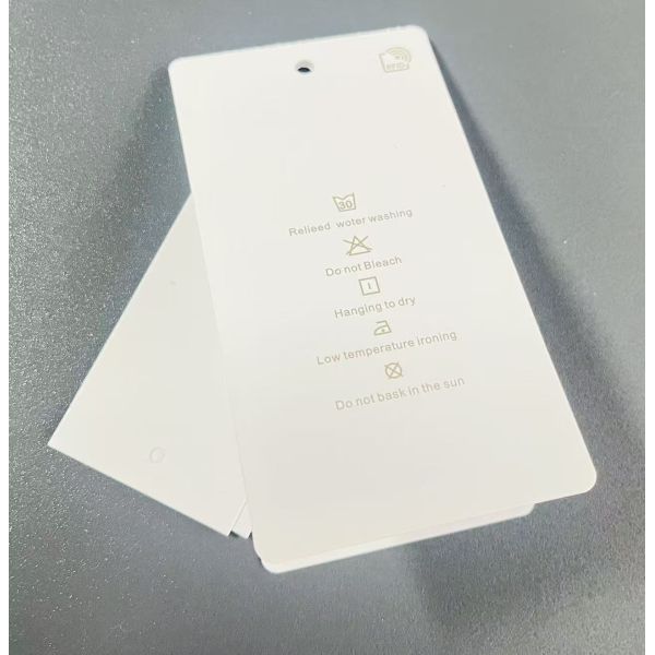 Fits Most Standard Tags Custom Clothing Hang Tags Easy To Durable Material Suitable For Garment And Apparel Presentation
