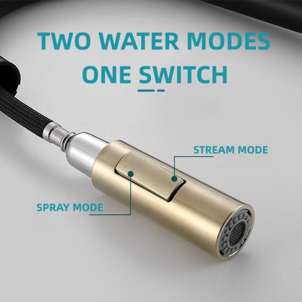 OEM ODM Smart Touch Control Kitchen Faucet Copper Pull Out Kitchen Tap