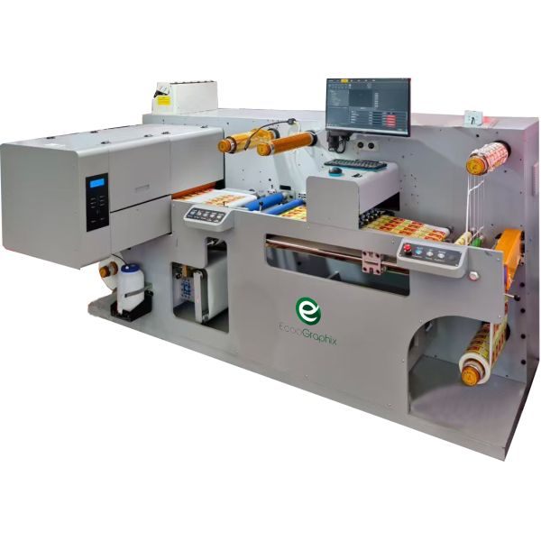 Digital Label Printing Machine With Cutting And Laminating Function