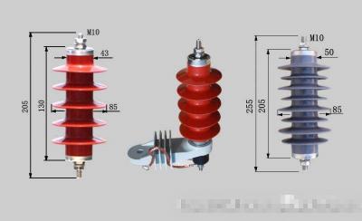 Protetor de impulso industrial do relâmpago 9kV, prendedor de relâmpago usado na subestação