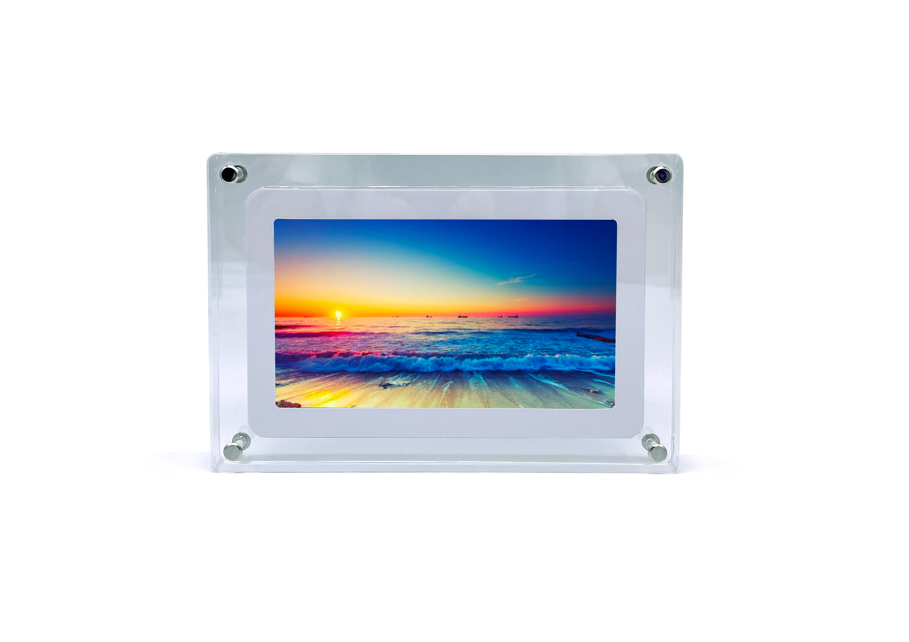Arcylic WiFi Cloud Virtual Frame and 5-inch Screen Size Supported File Formats JPEG