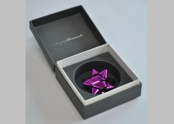 Black Luxury Rigid Gift Boxes With Embossed Logo, Unique Printed Cardboard Gift Packaging Box