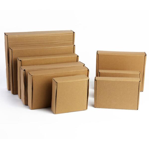 Коробка коробки Брауна бумаги Крафт, таможня гофрировала толщину 0.23мм коробок