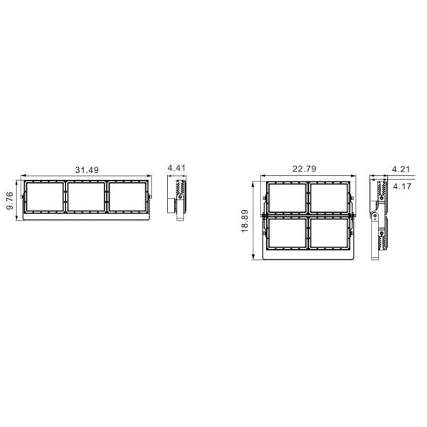 Sport LED Flood Lights For Football Field Stadium Lighting Fixtures