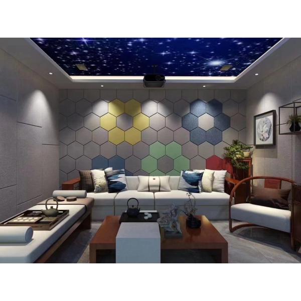 Eco High Density PET Acoustic Panels 1220mmx2420mm Wall Ceiling Acoustic Panels