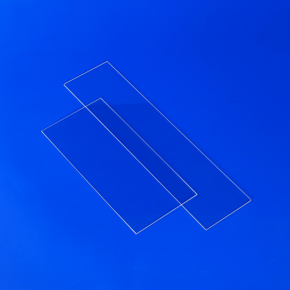 High Precision Polished Quartz Wafer Quartz Sheet 99.99 Purity Transparent