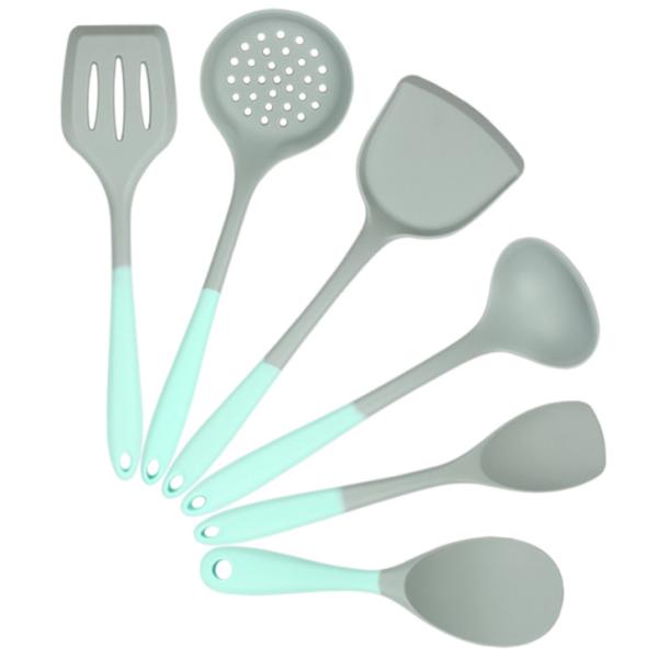 Food Grade Silicone Kitchen Utensils Set for Non-stick Cooking Tools 670g Home Kitchen