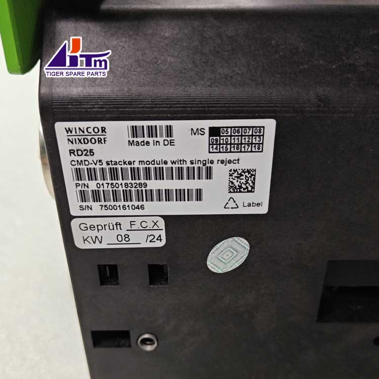 Wincor Nixdorf CMD-V5 Stacker Module With Single Reject 01750183289 1750183289