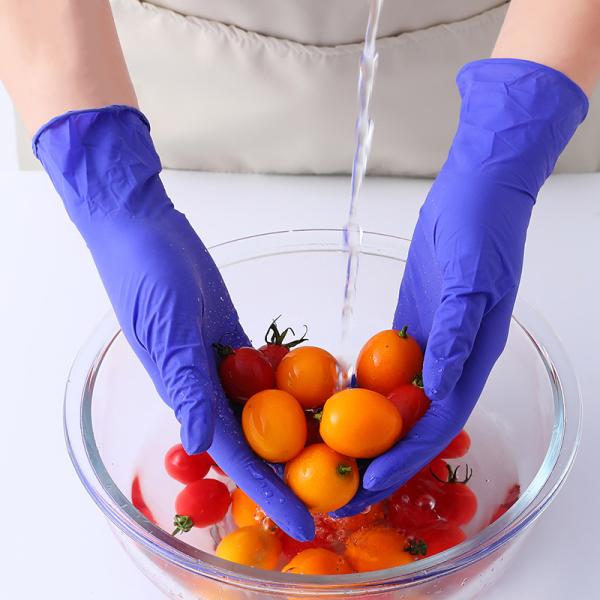 100pcs ODM disposable medical nitrile eexamination gloves