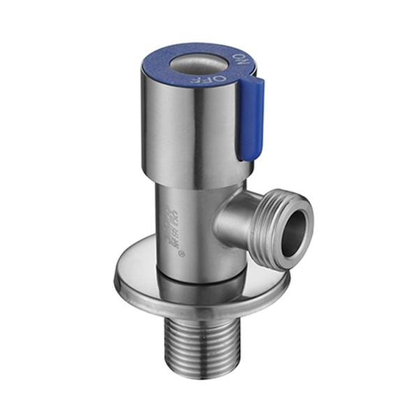 198g Single Handle Brushed 304 Stainless Steel Faucet for Hotels