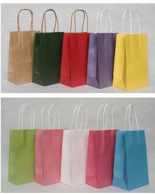 Impression d'entreprise adaptée aux besoins du client promotionnelle de sac de transporteur de Papier d'emballage de papier avec l'ODM d'OEM disponible
