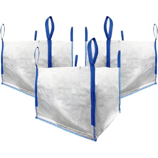 Heavy Duty Home and Yard Waste Bag Woven Polypropylene, Reusable Lawn and Leaf Garden Bag with Reinforced Carr