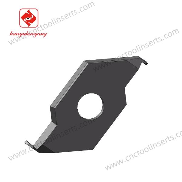 Plaquette de rainurage CNC, CTPAIR-050-150-500-R005, insert pour machine-outil, en carbure cémenté, vente directe d'usine