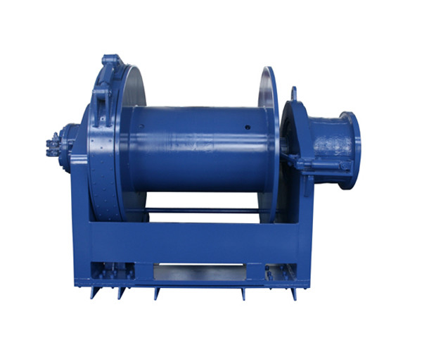 High Speed Lifting Marine Cable Winch and Rope Guider with 500 Tons SWL and Low-amp Permanent Magnet Motor