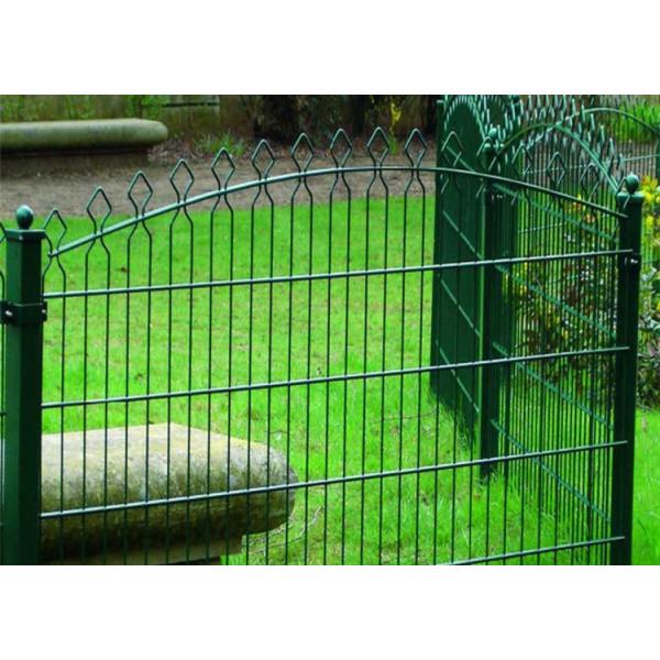 Decorative 50x200mm Welded Wire Garden Fence Whether Resistance