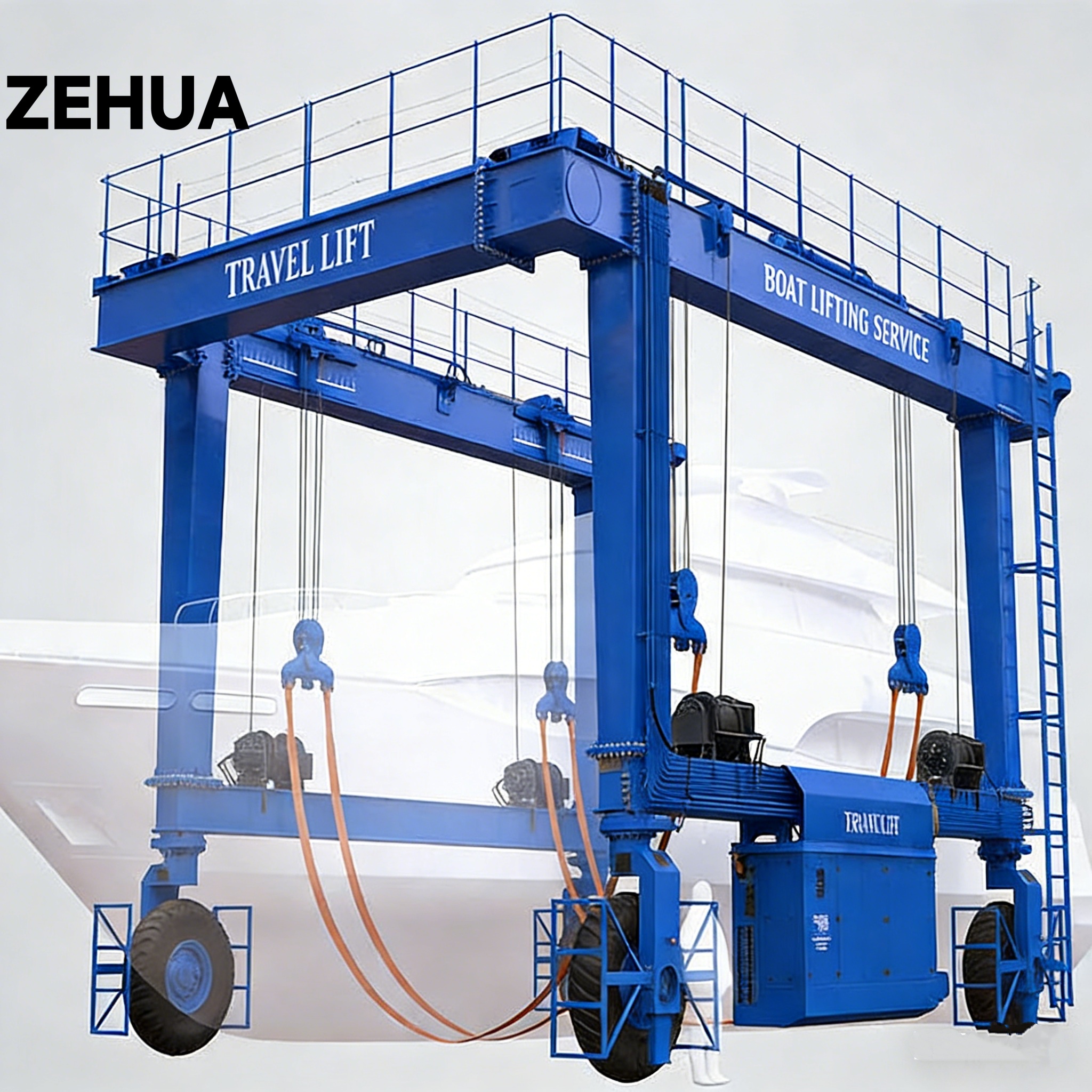 Boat Launching Crane Jet Ski Lift Pontoon Boat Lift Inboard Boat Lift Shore Station Boat Lift100t 150t 200t 300t