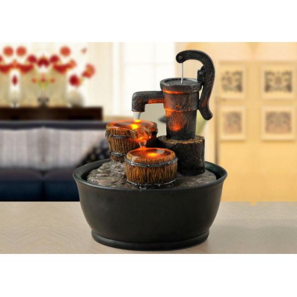 7 Inch Handicraft Indoor Lighted Water Fountains