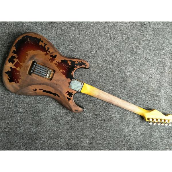 High Quality The new handmade remains ST SRV electric guitar,Do old electric guitar,Real photo,Free shipping