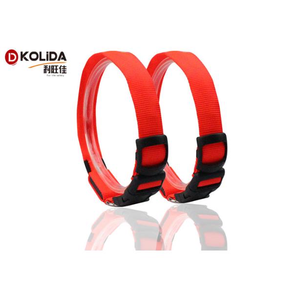 Security LED Iluminous Anti Lost Dog Collar Night Necklace With 1 * CR2032 Button Batteries