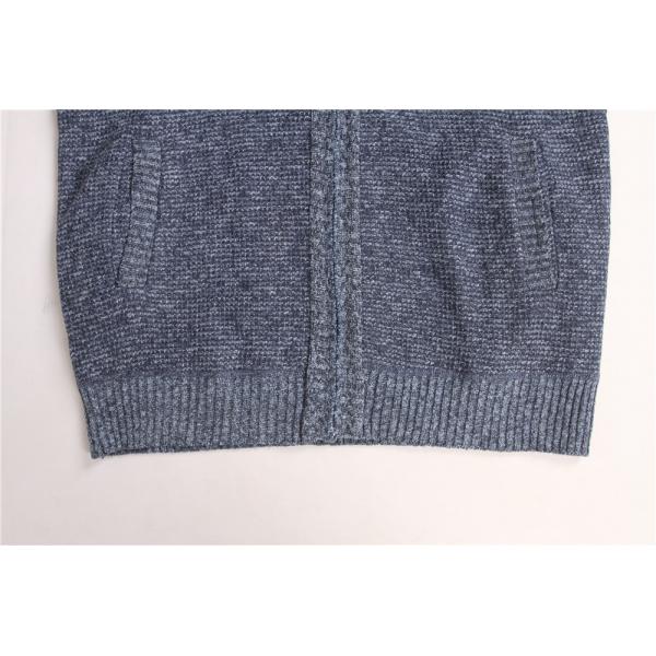 Stockpapa Male Casual zip up turtleneck sweater