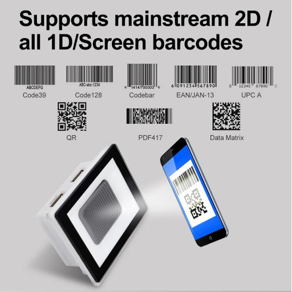 Embedded 2D Barcode Scanner for Android PDA NFC Function + Anti-Glare Barcode Reading