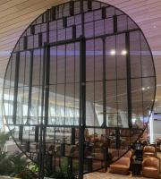 Écran LED transparent en cercle P3.91mm 1 mètre de diamètre Taux de rafraîchissement élevé 3840Hz
