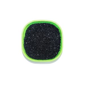 Black Granular Sodium Humate Prisms Soluble in Water with 1-2 And 2-4mm Mesh
